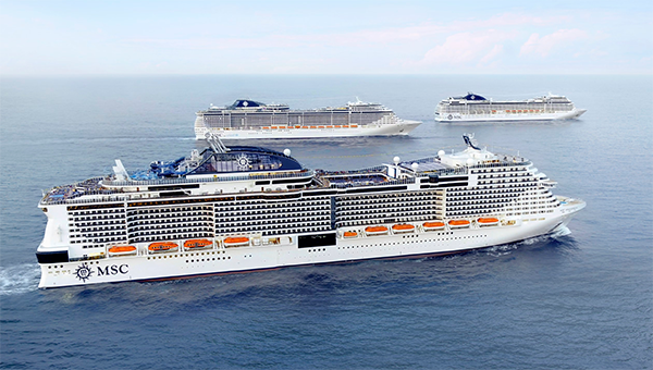 foto van MSC CRUISES versterkt zijn vloot met Starlink